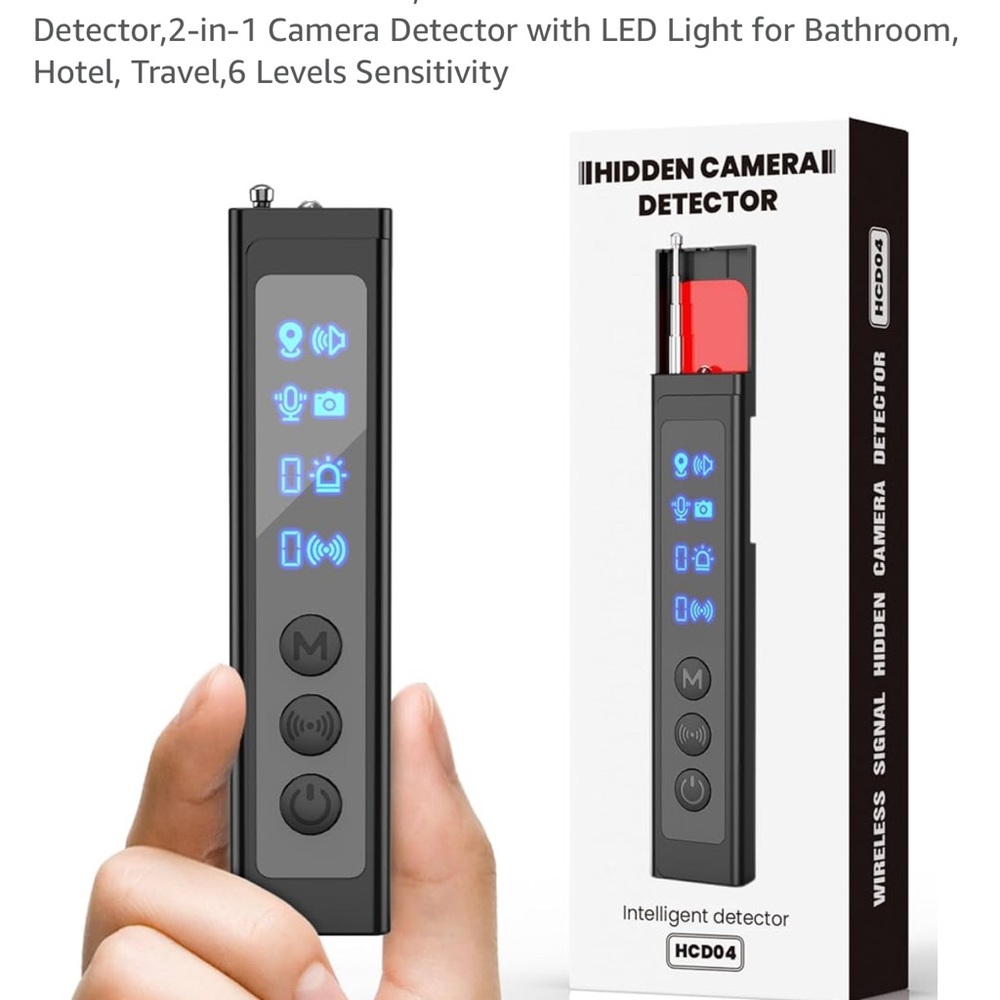 Wireless Detector Camera - Black
